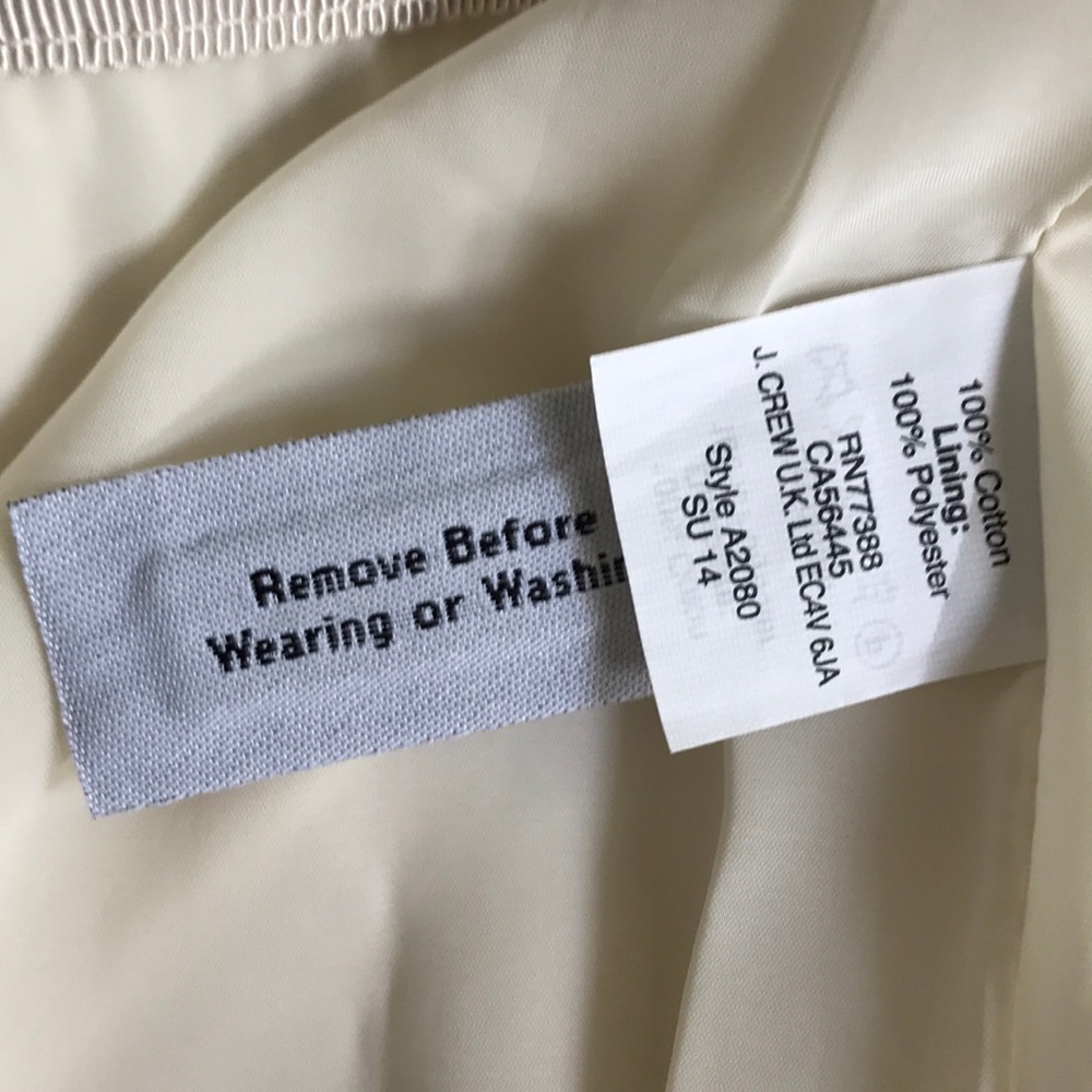 J.Crew Number 2 Pencil Skirt in Cotton Twill - Picture 7 of 7